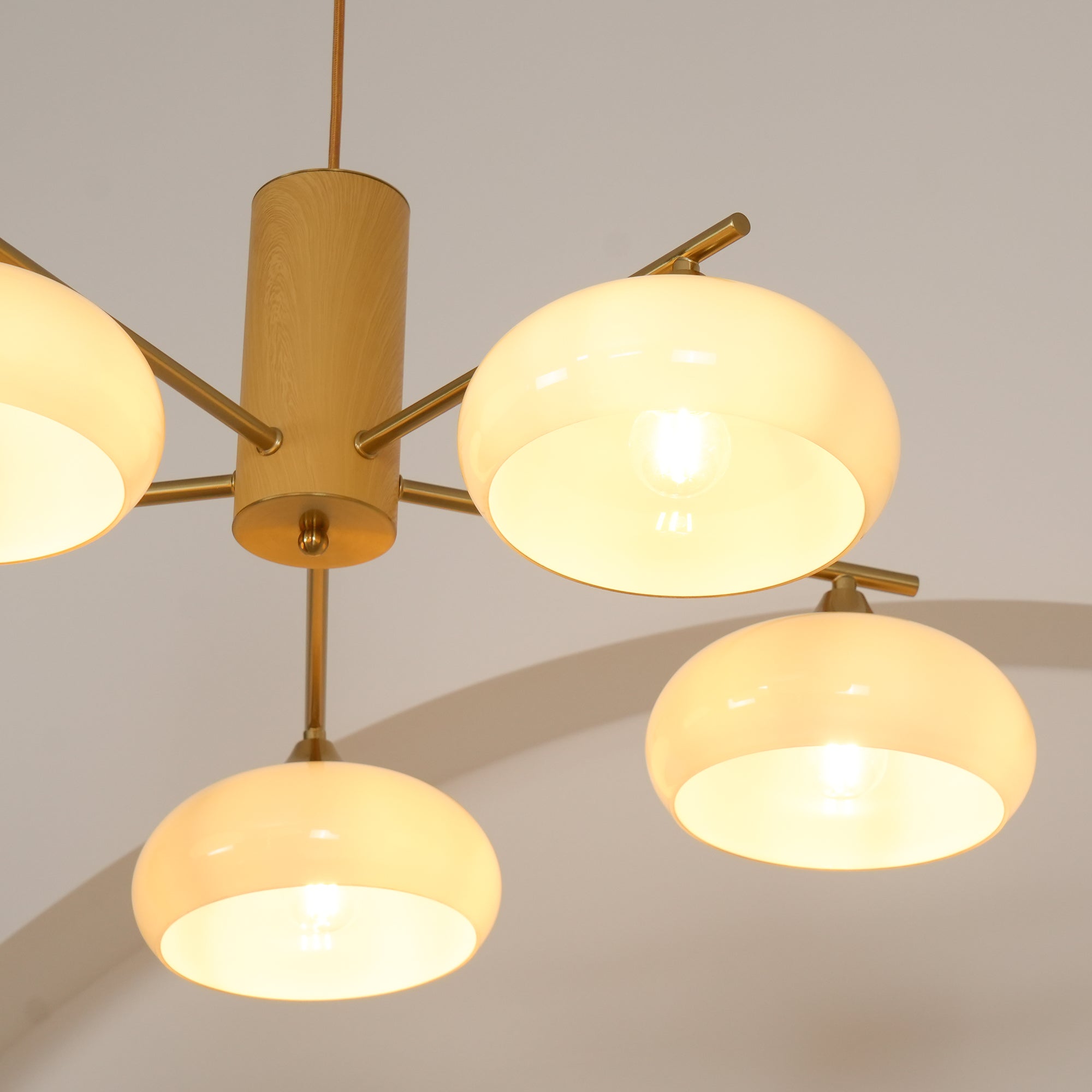 Clairview Elliptical Persimmon Chandelier