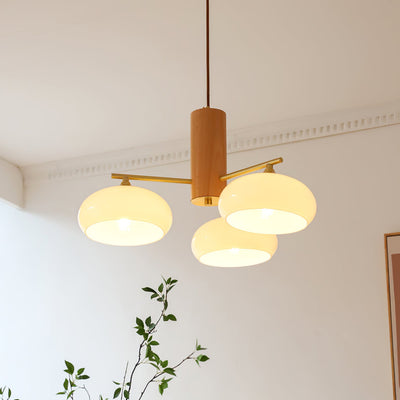 Oakbrook Elliptical Persimmon Chandelier