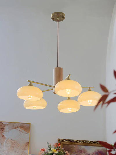 Clairview Elliptical Persimmon Chandelier