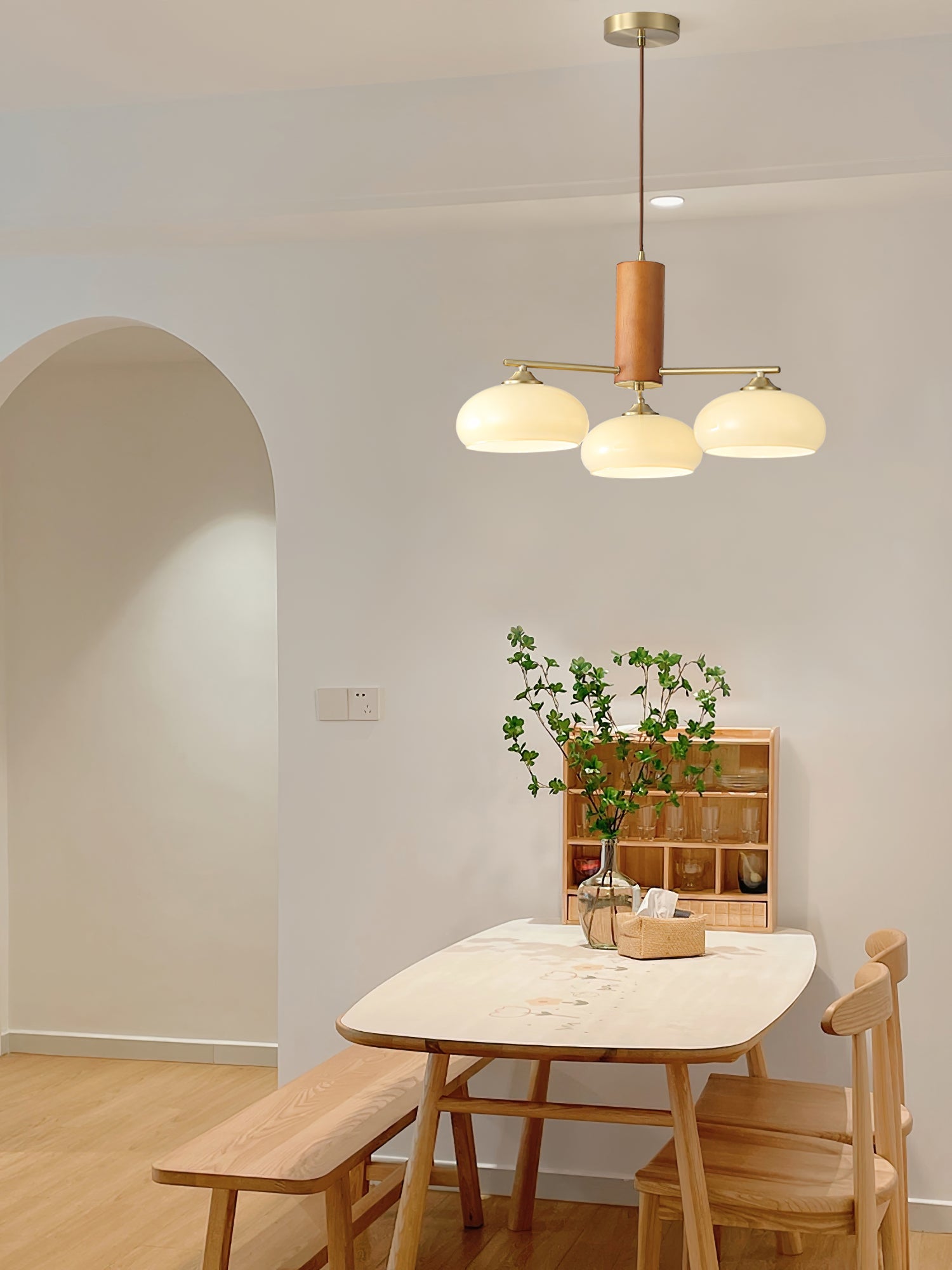 Oakbrook Elliptical Persimmon Chandelier