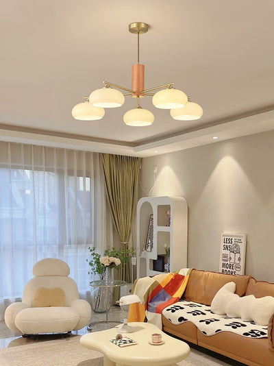 Clairview Elliptical Persimmon Chandelier