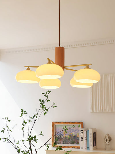 Clairview Elliptical Persimmon Chandelier