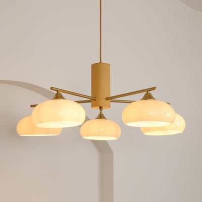 Oakbrook Elliptical Persimmon Chandelier