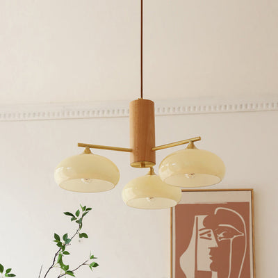 Clairview Elliptical Persimmon Chandelier