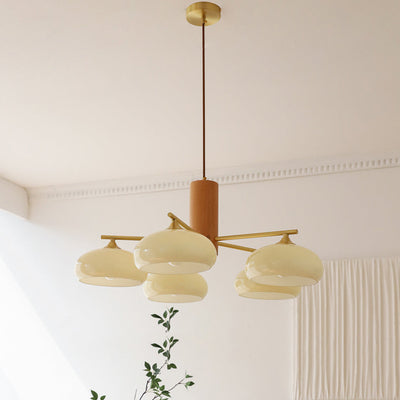 Clairview Elliptical Persimmon Chandelier