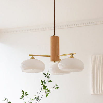 Clairview Elliptical Persimmon Chandelier