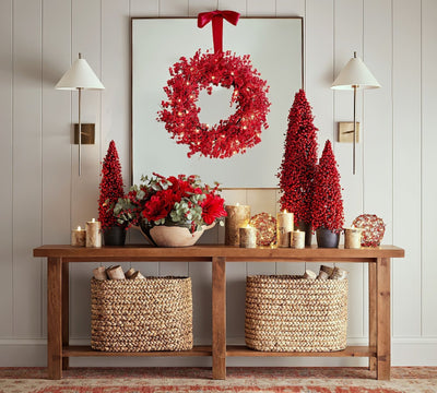 Teld Vintage Industrial Fabric Wall Light