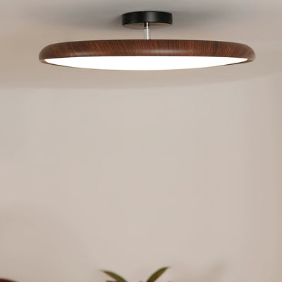 Cavelo Oval Semi-Flush Ceiling Light - Neutral Decor