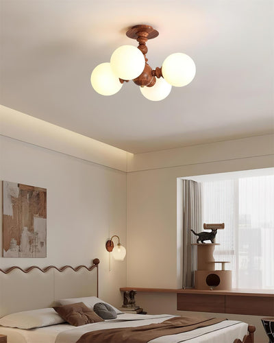 Elmora Vintage-Inspired Ceiling Lamp - Neutral Decor