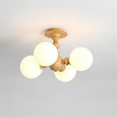 Elmora Vintage-Inspired Ceiling Lamp - Neutral Decor