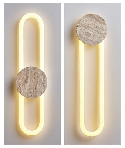 Mysolel Travertine Wall Light