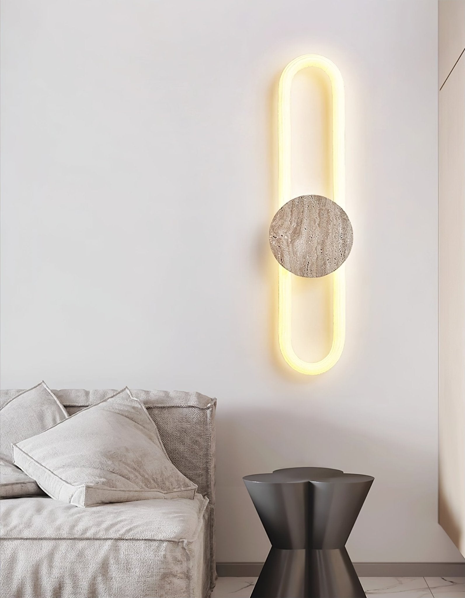 Mysolel Travertine Wall Light