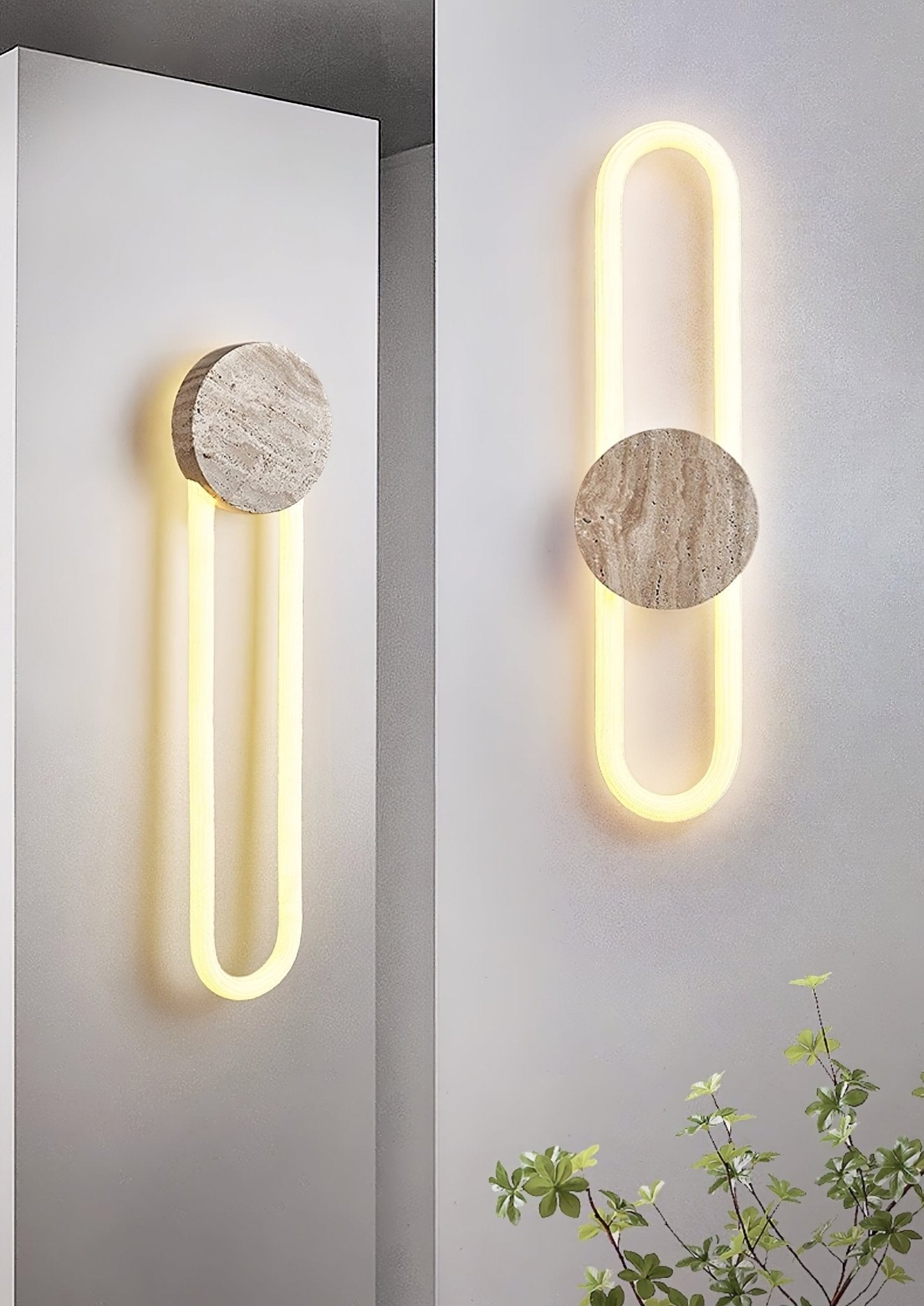 Mysolel Travertine Wall Light