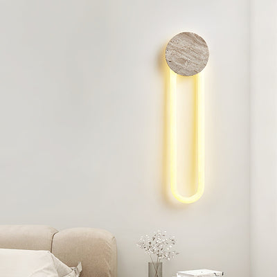 Mysolel Travertine Wall Light