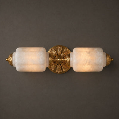 Marstone Scallop Alabaster Indoor Wall Light