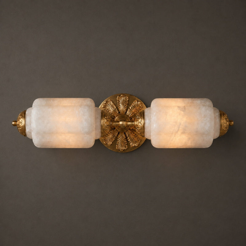 Marstone Scallop Alabaster Indoor Wall Light