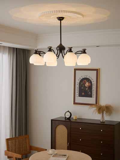Calaeor Premium Elegance Glass Chandelier