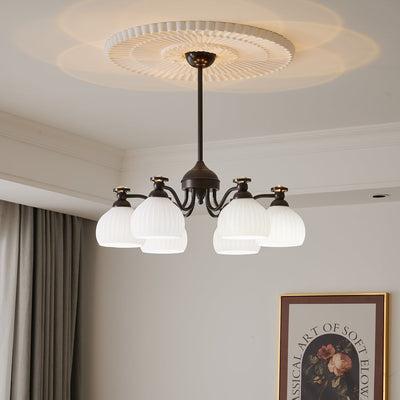Calaeor Premium Elegance Glass Chandelier