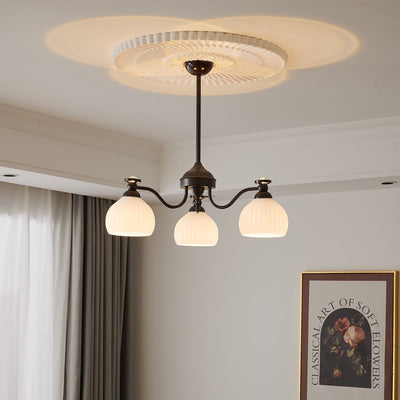 Calaeor Premium Elegance Glass Chandelier