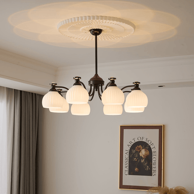 Calaeor Premium Elegance Glass Chandelier