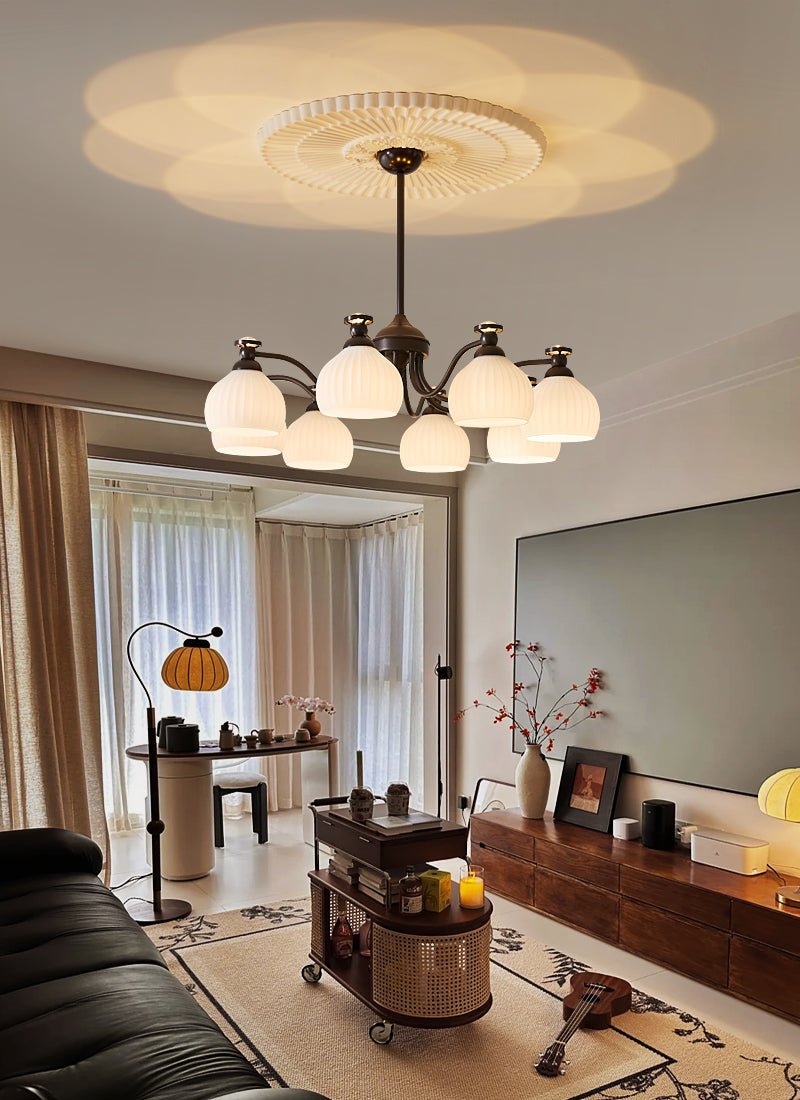 Calaeor Premium Elegance Glass Chandelier