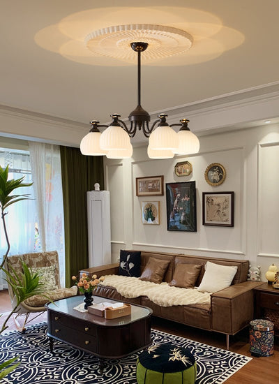 Calaeor Premium Elegance Glass Chandelier
