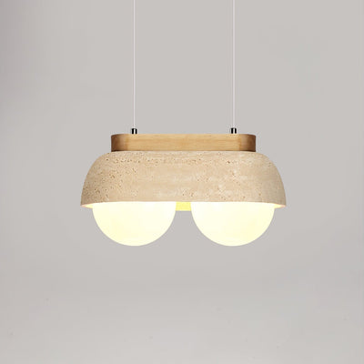 Yeln Travertine Pendant Light