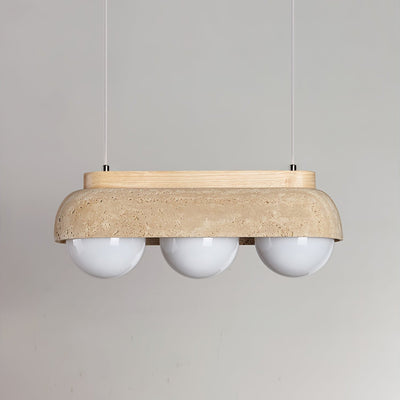 Yeln Travertine Pendant Light
