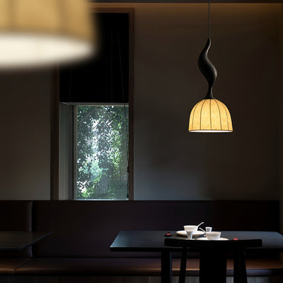 Colire Creativity Twisted Wood Pendant Light