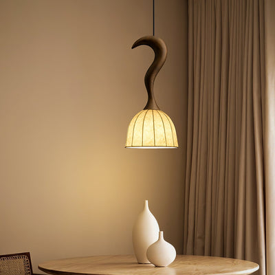 Colire Creativity Twisted Wood Pendant Light