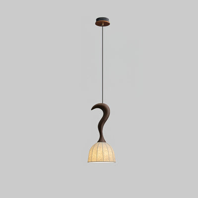 Colire Creativity Twisted Wood Pendant Light