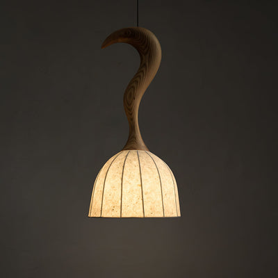 Colire Creativity Twisted Wood Pendant Light