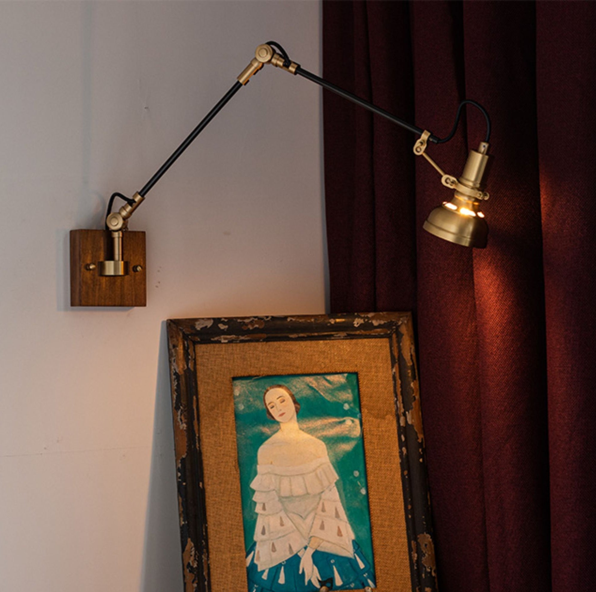 Jovlyn Wood Wall Lamp