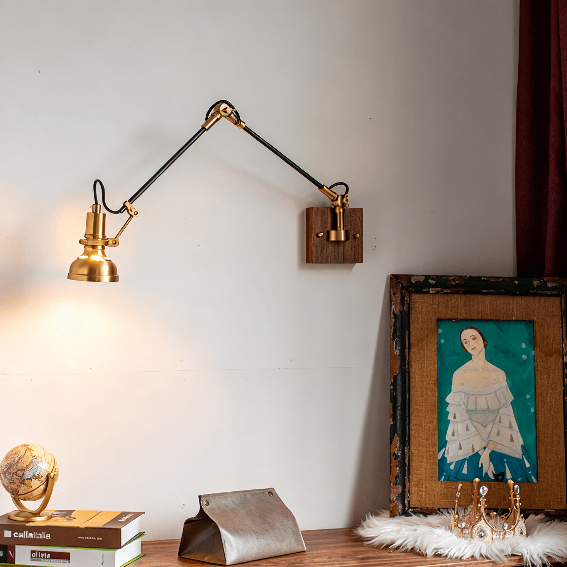 Jovlyn Wood Wall Lamp