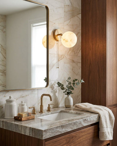 Grafthill Alabaster Wall Sconce