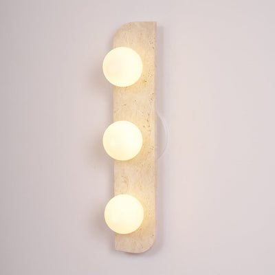 Serearia Minimalist Travertine Plug-In Wall Light