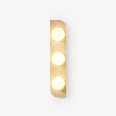 Serearia Minimalist Travertine Plug-In Wall Light