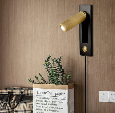 Eurvaran Embedded Bedside Plug-in Sconce Wall lamp - Neutral Decor