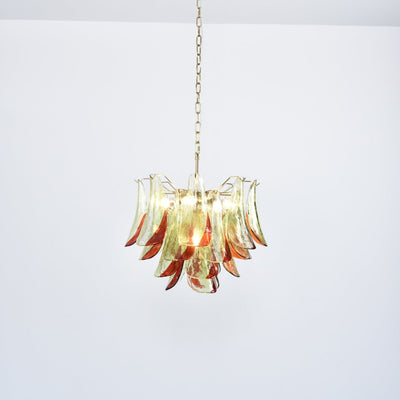 Celoraria Chandelier Murano Glass Petal Elegant