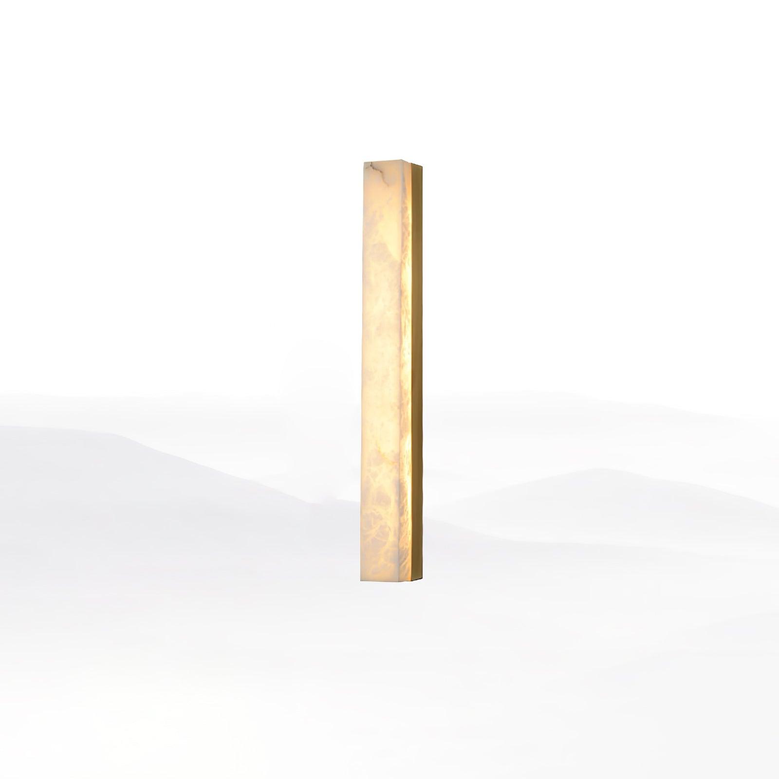 Nivivette Pillar Alabaster Wall Lamp