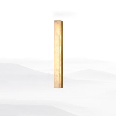 Nivivette Pillar Alabaster Wall Lamp