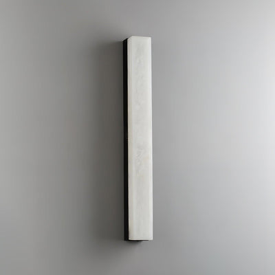 Nivivette Pillar Alabaster Wall Lamp