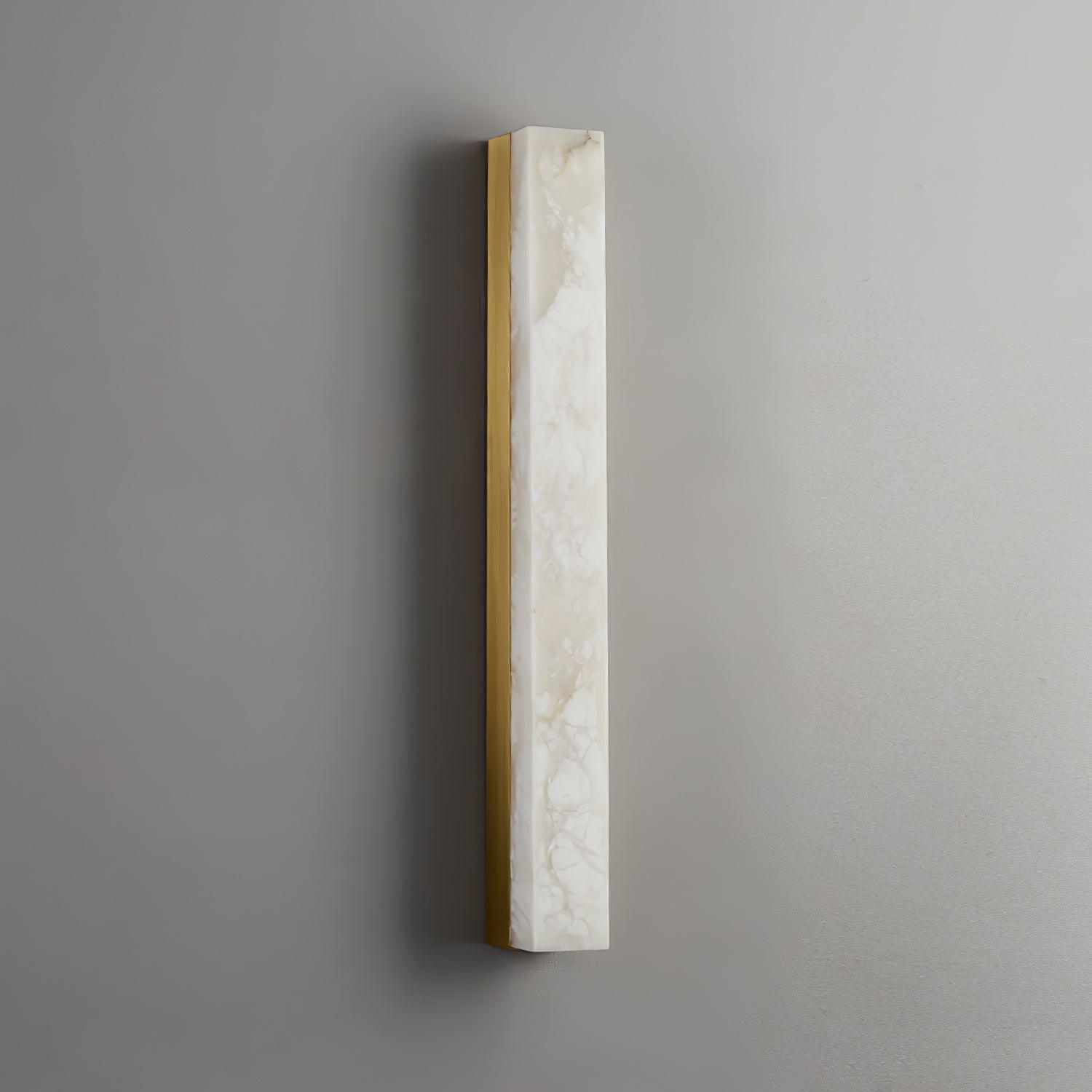 Nivivette Pillar Alabaster Wall Lamp