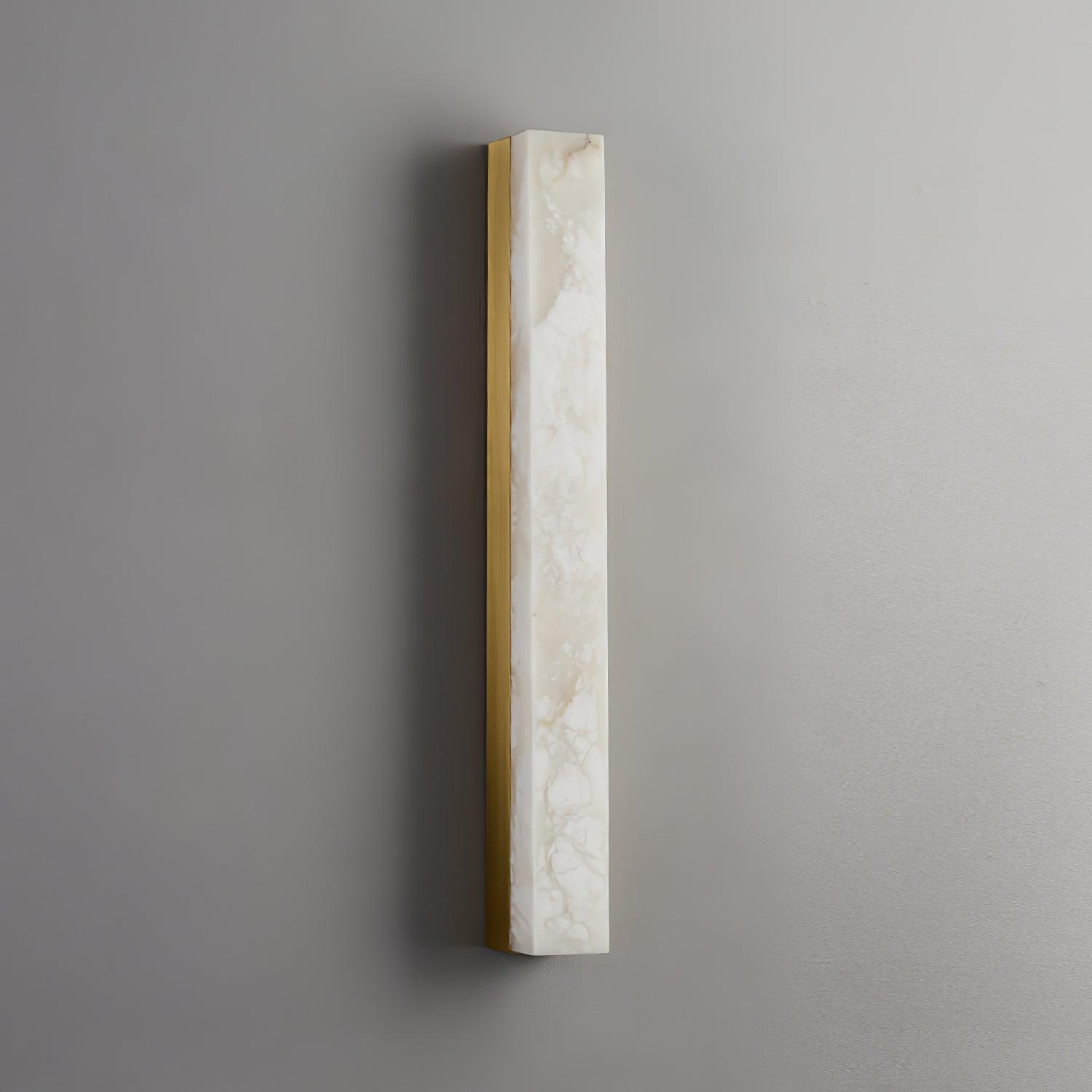 Nivivette Pillar Alabaster Wall Lamp