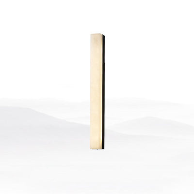 Nivearia Minimalist Alabaster Wall Lamp Rectangular