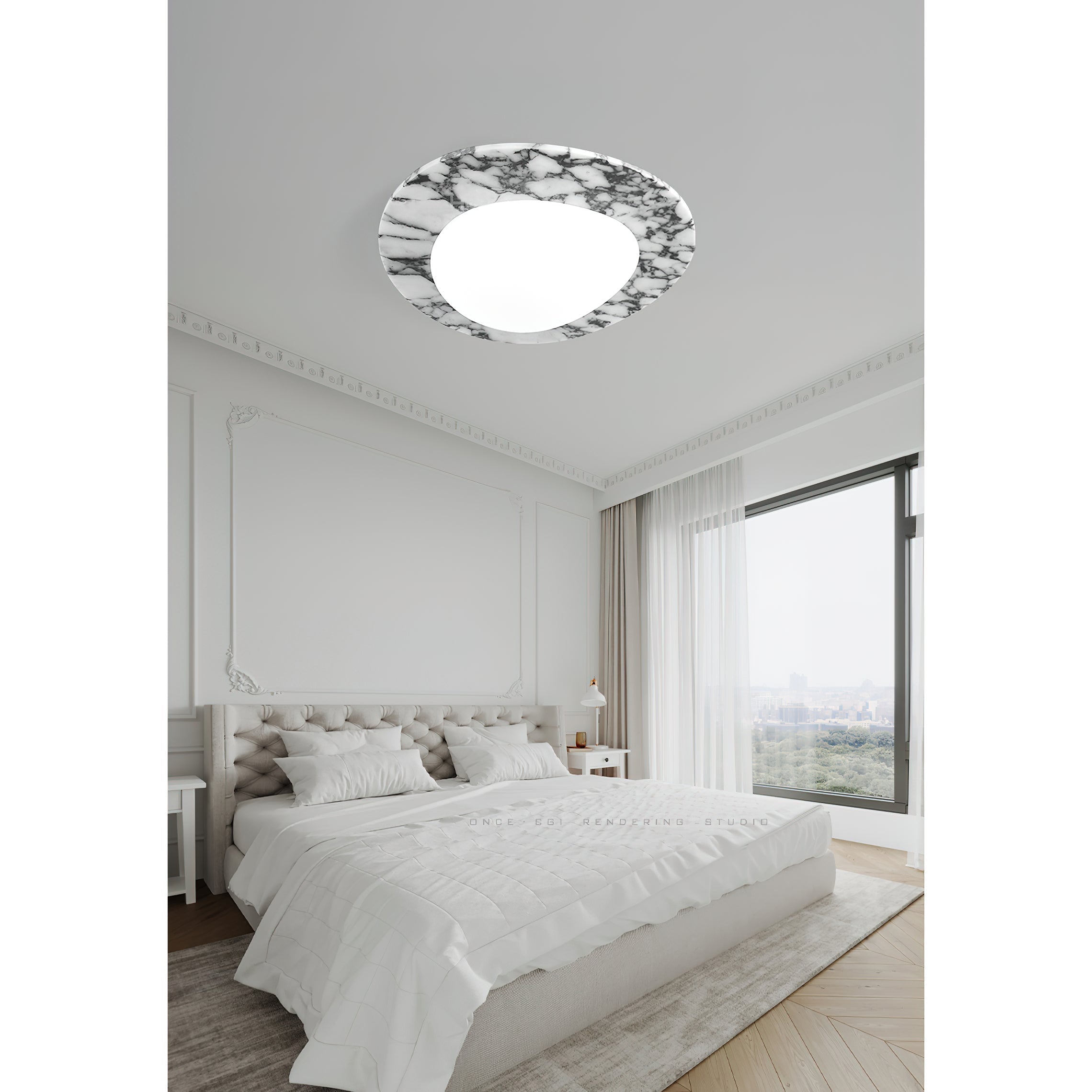 Marbled Ceiling Lamp