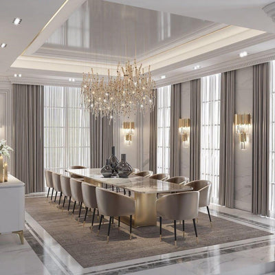 Vevyniel Postmodern Luxury Empire Crystal Wall Lamp