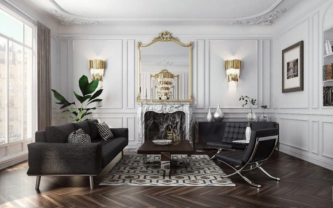 Vevyniel Postmodern Luxury Empire Crystal Wall Lamp