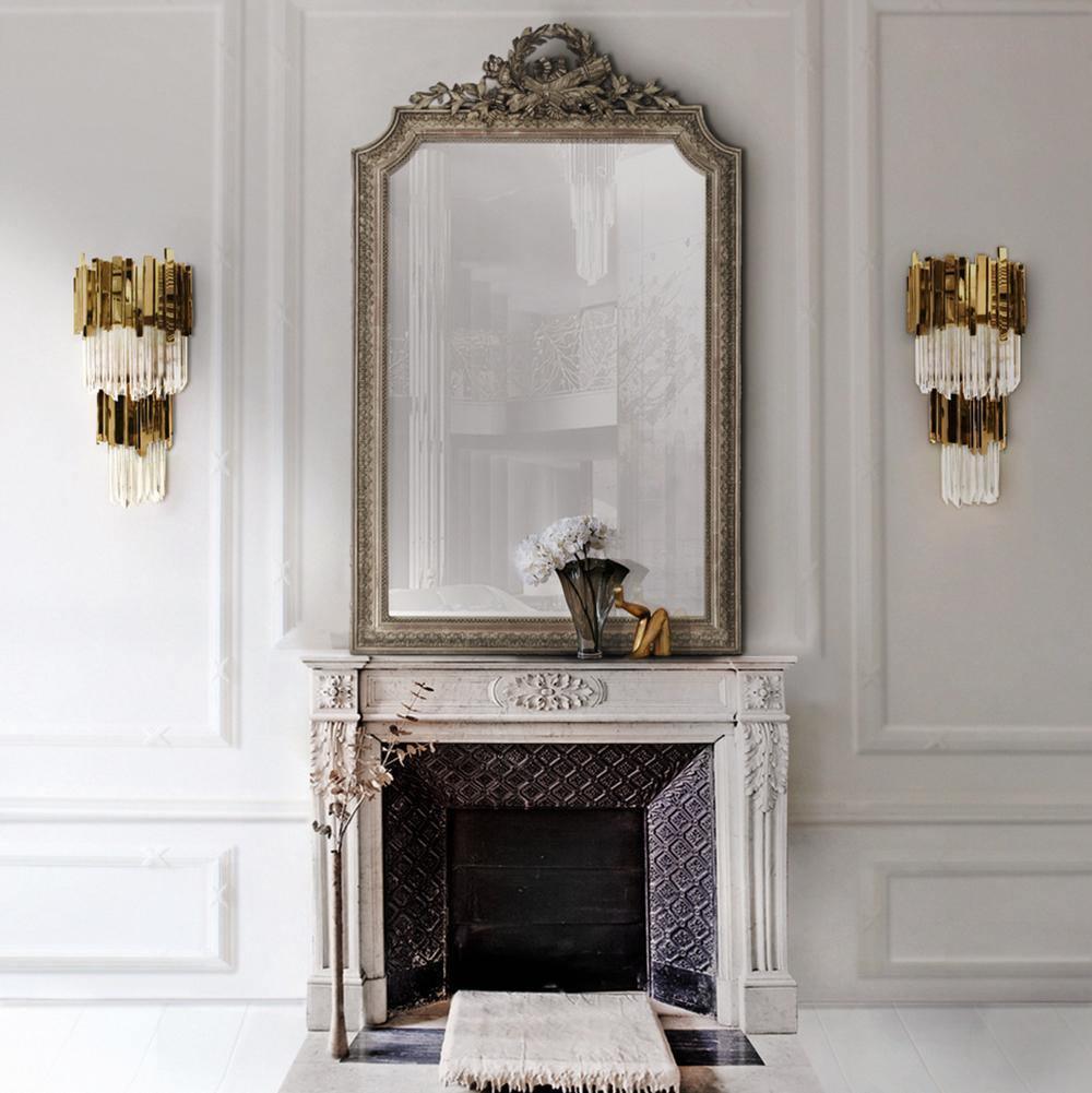 Vevyniel Postmodern Luxury Empire Crystal Wall Lamp
