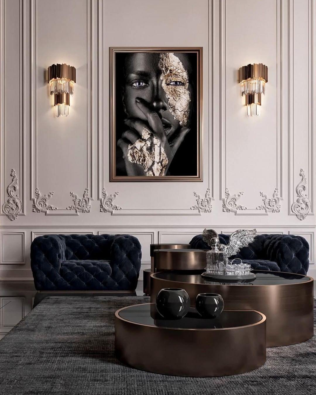 Vevyniel Postmodern Luxury Empire Crystal Wall Lamp